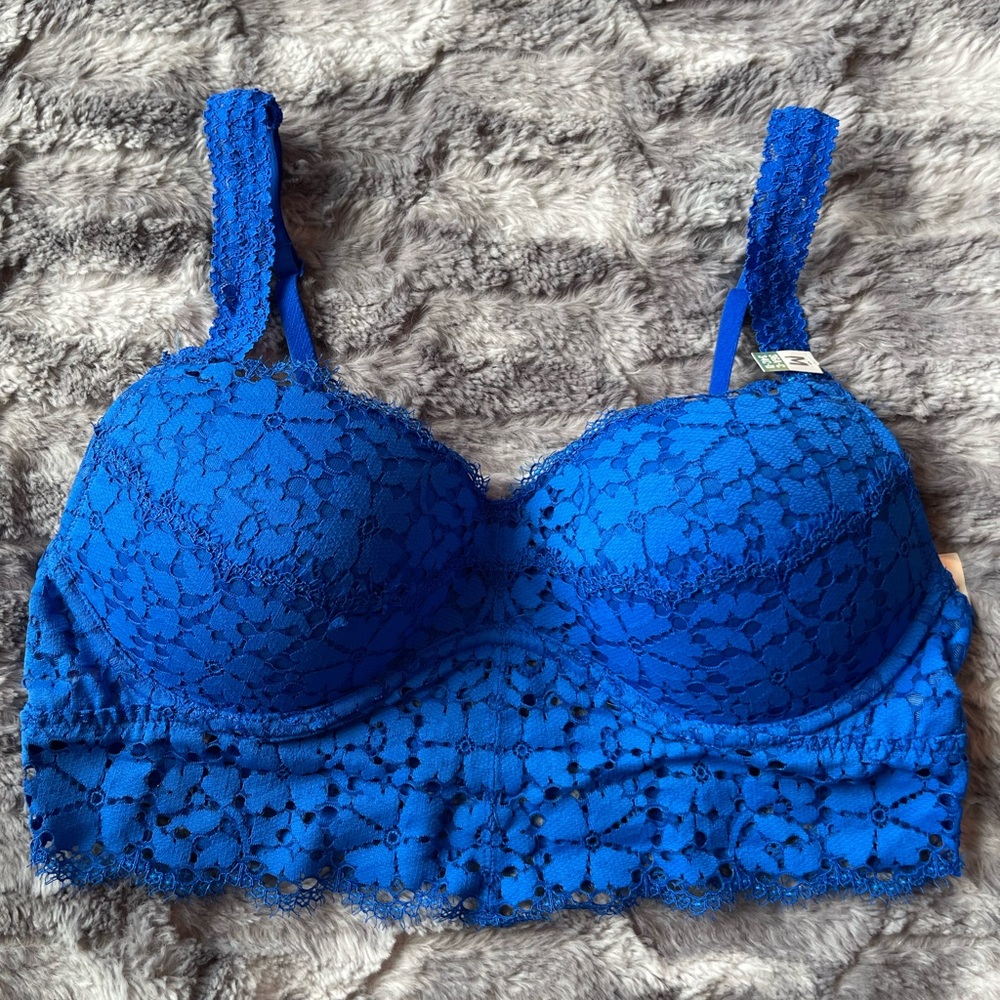 PINK Victoria's Secret Royal Blue Bralette